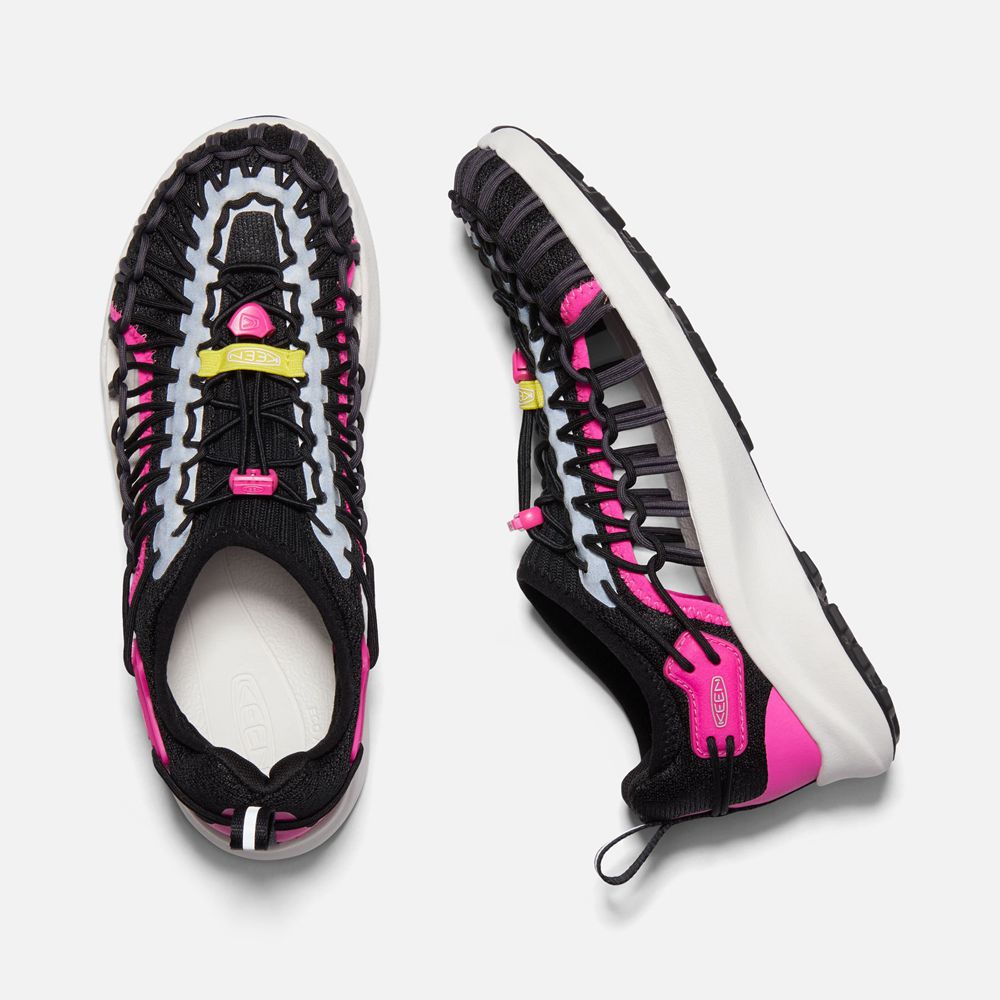 Keen Slip-On Kadın Siyah/Pembe - Uneek Snk Shoes - Türkiye IBSA82147